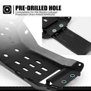 NICECNC pour KTM EXC 250 XCW 2024, Husqvarna TE <span class=keywords><strong>300</strong></span> 250, <span class=keywords><strong>GasGas</strong></span> <span class=keywords><strong>EC</strong></span> <span class=keywords><strong>300</strong></span>, plaque de protection de châssis de moto, garde de tuyau d'échappement, kit de protection - Product Image 3