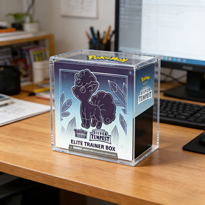 Boîte de présentation en acrylique Pokémon Etb avec couvercle magnétique, design moderne et poli, cadeau - Product Image 2