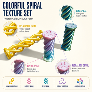 Jouet anti-stress en spirale en plastique imprimé en 3D, jouet de bureau rotatif, jouet sensoriel pour soulager le stress, puzzle pour les enfants de 5 à 7 ans par Oddcraft - Product Image 2