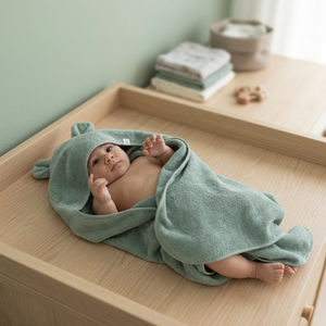 Toalla con capucha 100% algodón turco, poncho de baño personalizable para niños, toalla de algodón para recién nacidos, toalla de dibujos animados de alta calidad - Product Image 4