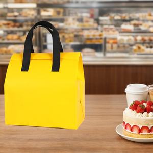 Bolsa de Embalaje para Entrega de Alimentos Personalizada, Desechable, de Tela No Tejida, de Lujo, Moderna, Térmica, Aislante, Ecológica e Impermeable - Product Image 1