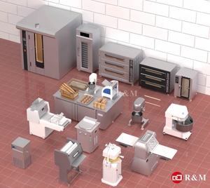 Chất Lượng Tốt Nhất Công Nghiệp Thượng Hải Toàn Bộ Thiết Lập Cho Doanh Nghiệp Nhỏ Thiết Bị Nướng Bánh Bánh Bánh <span class=keywords><strong>Cookie</strong></span> Máy Nướng Bánh Croissants - Product Image 1