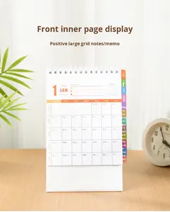 Mesa de escritorio <span class=keywords><strong>con</strong></span> impresión en color personalizada, <span class=keywords><strong>calendario</strong></span> mensual de Adviento 2026, <span class=keywords><strong>calendario</strong></span> de escritorio para promoción - Product Image 2