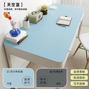 Computeraccessoires Organisch Silicium Verlengt Grote Pu/Pvc Lederen Bureaumat Muis Gaming Licht Op Voorraad Roze Muismat - Product Image 3