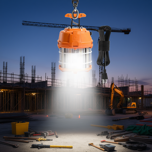 Lampe de travail LED 60W 8200lm IP65 résistante à l'eau avec crochet de fixation pour éclairage de chantier intérieur/extérieur - Product Image 2