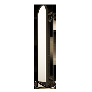 Miroir sur pied rotatif arqué pleine longueur avec cadre doré et porte-vêtements pour la maison et l'hôtel (vente <span class=keywords><strong>en</strong></span> gros) - Product Image 6