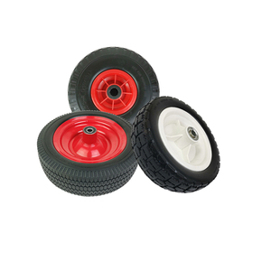 Roues de chariot de plage pliantes en acier de qualité supérieure de 6, 8, 10, 12, 13, 16 pouces, 400-8, roues en mousse PU pour brouette - Product Image 4