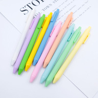 Stylos à encre gel noire rétractables X615, pointe fine de 0,5 mm, crayons d'écriture en plastique pour le bureau, le journal, l'école et la prise de notes
