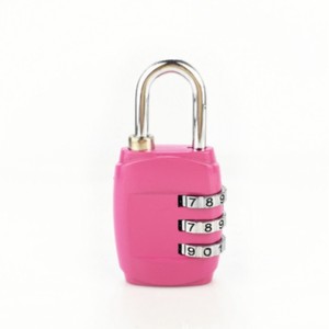 Vente en gros Cadenas à combinaison à <span class=keywords><strong>code</strong></span> à 3 chiffres en alliage de <span class=keywords><strong>zinc</strong></span> pour bagages de voyage cadenas de voyage de haute qualité - Product Image 5