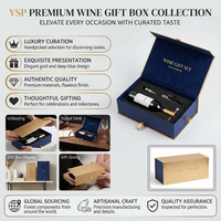 Boîte en carton rigide haut de gamme personnalisable avec logo, emballage en papier pour vin, avec insert en mousse EVA pour spiritueux sur mesure en gros