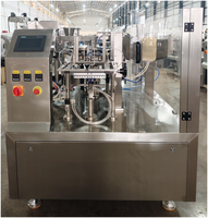 Machine d'emballage rotative préformée pour sachets debout préformés Doypack pour épices, café en poudre, noix, granulés, liquides