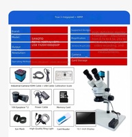 Meilleur Microscope Trinocular pour Réparation de Téléphones Mobiles, Soudure de Carte Mère, Station de Rework BGA pour Carte à Puce