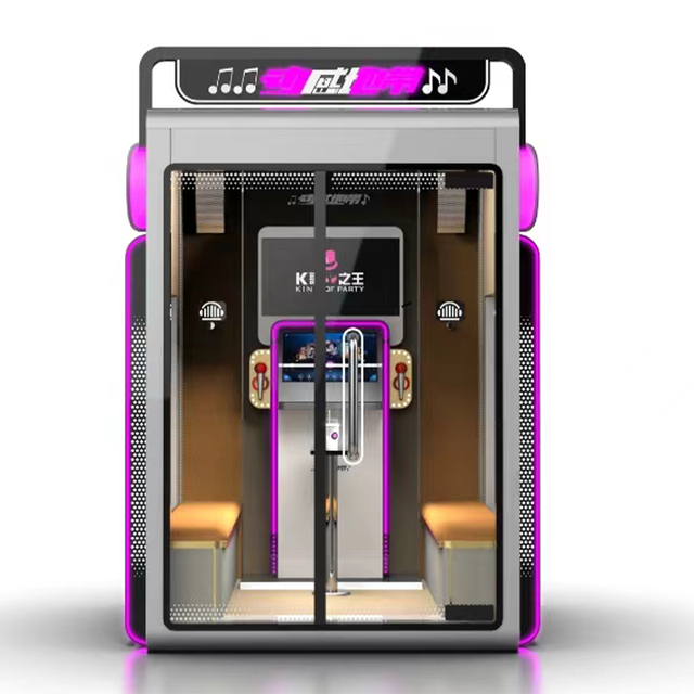 Coin-operated Singing Simulator Game Console Customized Mini Ktv Booth Karaoke Room Machine Mini Ktv/ Mini Karaoke Booth 2