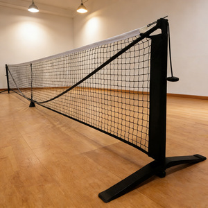 רשת פיקלבול ניידת ועמידה במיוחד מדגם JH 22FT, עשויה פיברגלס, בגודל תקני, רשת PE עמידה לאימונים פנימיים/חיצוניים - Product Image 1