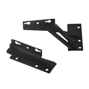 Furniture <b>Hinge</b> Split <b>Spring</b> <b>Hinge</b> Black Hot-Rolled Steel Multi-Angle Surface Mount For Coffee Table Sofa Hardware - Product Image 1