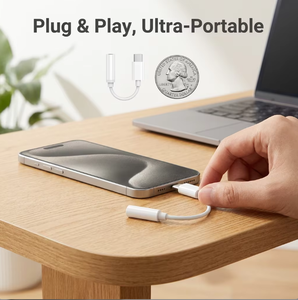 Cable adaptador de Audio para auriculares USB C para iPhone 15 <span class=keywords><strong>Pro</strong></span> Max Samsung S20 tipo C a 3,5 MM conector Cable adaptador de teléfono de música - Product Image 5