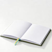 Großhandel Vintage Stoff-Hardcover Notizbuch mit Goldfolienprägung, Luxus-Tagebuch mit individuellem Logo, Geschäftsgeschenk Notizbuch