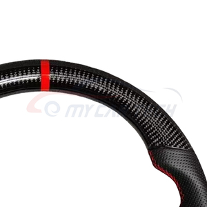 Volante Personalizable de Fibra de Carbono y Cuero para Ford <span class=keywords><strong>Mustang</strong></span> 2007 - Product Image 4