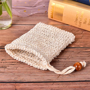 Bolsas de malla de sisal al por mayor para jabones, bolsas de malla para baño y ducha, paños de limpieza ecológicos - Product Image 4