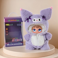 Peluche Ours Intelligent Transfrontalier pour Enfants, Compagnon de Conversation Interactif, Jouet Éducatif pour l'Apprentissage Précoce