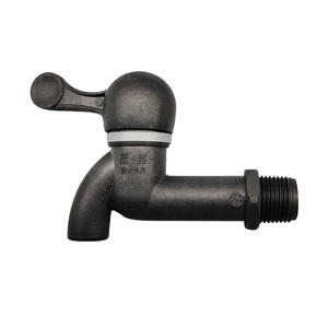 Lower Price Factory Direct Supply Basin Plastic Faucet Water Tap PP 1/2" Black Water Faucet - Product Image 1