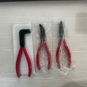 Pince à plier la tôle métallique en acier à haute teneur en carbone, à mâchoires lisses, qualité industrielle, outils de réparation automobile - Product Image 2