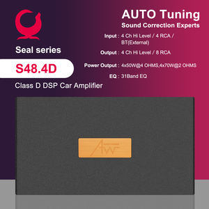 AudioWinner S48.4D 4CH Classe D Amplificateur de <span class=keywords><strong>voiture</strong></span> avec technologie de réglage automatique 8 <span class=keywords><strong>canaux</strong></span> DSP 20- 2000 Hz Processeur audio de <span class=keywords><strong>voiture</strong></span> DSP intégré - Product Image 2