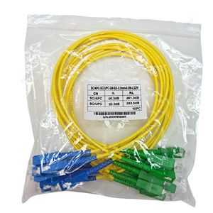 จัมเปอร์ SC/APC-SC/UPC 0.5/1/2/3/5M SM SX LSZH PVC 2.0/3.0MM 10 ชิ้น/ล็อตสายแพทช์ไฟเบอร์ออปติก - Product Image 6