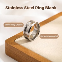 8mm Edelstahl-Ringrohlinge mit 4mm Schlitz – Moderne Schmuckbasis für den täglichen Gebrauch – Für globale Großhändler