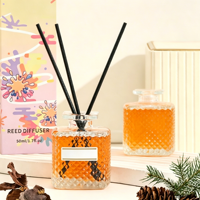 Diffuseur d'arômes liquide sans flamme de haute qualité pour intérieur, avec bâtonnets en rotin naturel, pour l'entretien et la désodorisation des toilettes domestiques