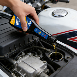 KEC Motorfiets Brandstofsysteemreiniger - Brandstofverbetering Motorversterking voor MPG-verbetering PEA Materiaal 50 ML 15:1 Brandstofverhouding 3 jaar - Product Image 3