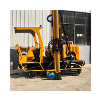 Pompe à moteur hydraulique du système GPS à haut rendement de 6m de l'Inde Nouveau marteau diesel en acier pour la construction agricole solaire