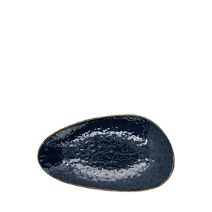 Piatto Piatto Astratto Blu Luna 21x12 cm - Product Image 1