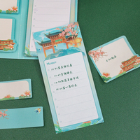 Ensemble de bloc-notes auto-adhésif personnalisé Kawaii mignon Papeterie de notes autocollantes