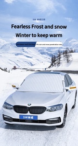 Mục đích chung mùa đông xe che nắng chống sương giá phía trước kính chắn gió chống đông che lỗi gió làm lệch hướng cho tấm che nắng chống đóng băng - Product Image 5