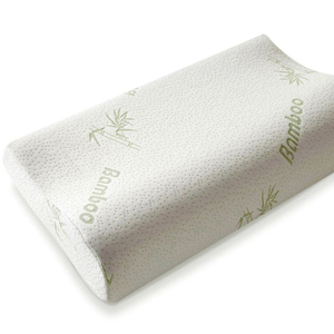 <span class=keywords><strong>Oreiller</strong></span> ergonomique en mousse à mémoire de forme en fibre de bambou naturelle, personnalisé OEM&ODM, pour le soutien cervical et orthopédique - Product Image 4