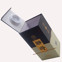 Diseños Personalizados de Cajas de Vino con Cierre Magnético, Forro de Esponja, Caja de Regalo de Cartón Rígido de Lujo con Logotipo para Licores, Whisky y Bebidas