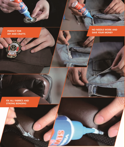 Coser <span class=keywords><strong>pegamento</strong></span> lágrima reparación Mender de cuero y <span class=keywords><strong>tela</strong></span> de adhesivo - Product Image 4