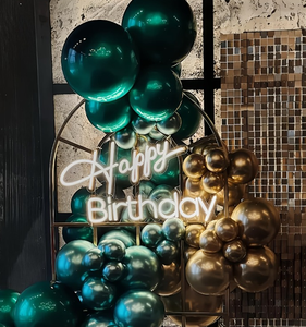 Ensemble de 50 ballons dorés et <span class=keywords><strong>vert</strong></span> foncé pour <span class=keywords><strong>arche</strong></span>, idéal pour décorer les événements tels que Noël, les anniversaires, les mariages, les remises de diplômes - Product Image 2