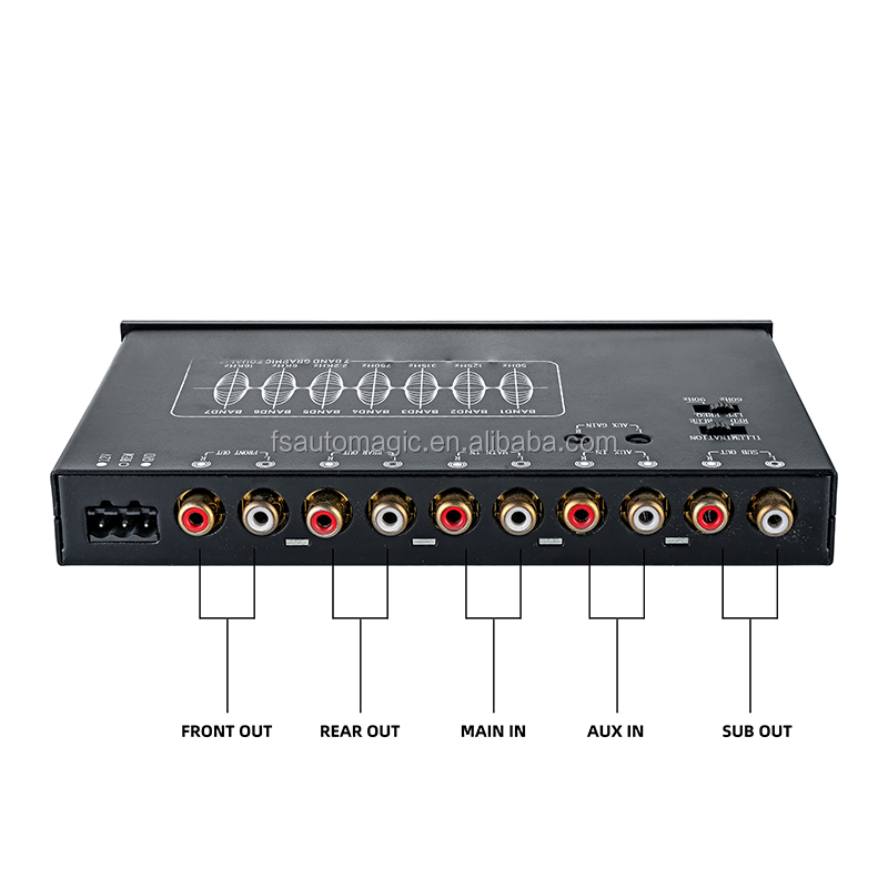 ماجيك تلقائي EQS701 7-Band معادل سيارة صوت سيارة