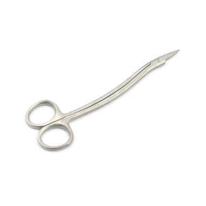 Fuente de energía eléctrica manual de acero inoxidable pulido espejo mate tijera de salud doble curvada de 6,25 pulgadas aprobada por CE de alta calidad - Product Image 1