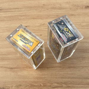 TCG vente en gros Pokemon japonais Booster Box acrylique vitrine haute classe boîte de rangement avec couvercle magnétique pour Pokemon S12A - Product Image 4