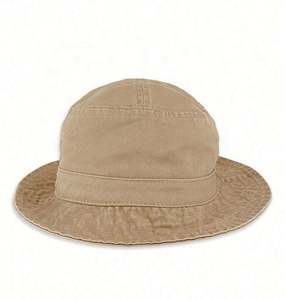 Chapeau seau d'été adulte personnalisable en gros conception complète coton matériel dessin animé pour la protection solaire quotidienne chapeau seau d'un côté - Product Image 2