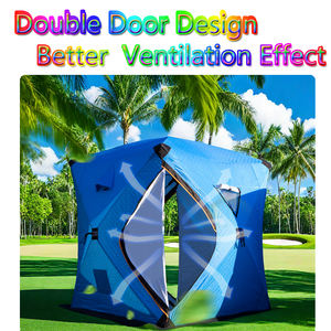 Yurta grand espace Camping en plein air 3 isolation tente d'hiver Sauna pêche sur glace Tent3-4 personne tente dôme chaude - Product Image 4