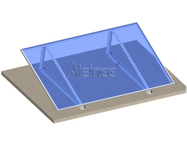 Factory Price Solar Panel Mounting Structure Triangle Kit Aluminum Bracket for Rooftop Easy Install | AISINEE
