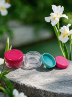 Petits pots en plastique PS vides de 5g 5ml pour crèmes, lotions, onguents, poudres, échantillons de soins de la peau