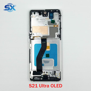 Pantalla de Calidad OLED con Marco para Samsung Galaxy S21 Ultra, Repuesto de Pantalla LCD para Samsung S21 Ultra, Pantalla para Teléfono Móvil - Product Image 1