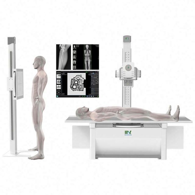 OEM/ODM Advanced 32kw Single-Phase 110V Digital Radiography System Double Column X-Ray Machine for Hospitals Electric Power Source