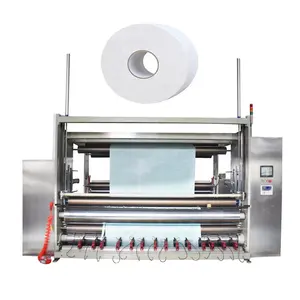 Mesin pemotong dan penggulung kertas Jumbo otomatis gulungan bukan tenun kecepatan tinggi harga pabrik Slitter Jumbo