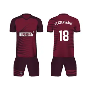 Jersey Voetbal Fabriek Groothandel 2022 Club Korte Mouw Top Kwaliteit Sublimatie Voetbal Jerseys Uniform Zomer Kleding